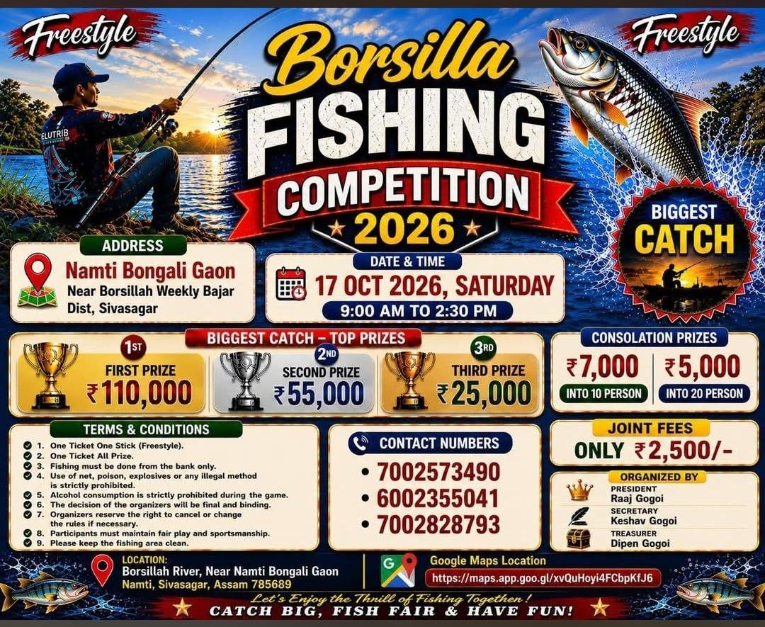 Borsilla Fishing Competition 2026
